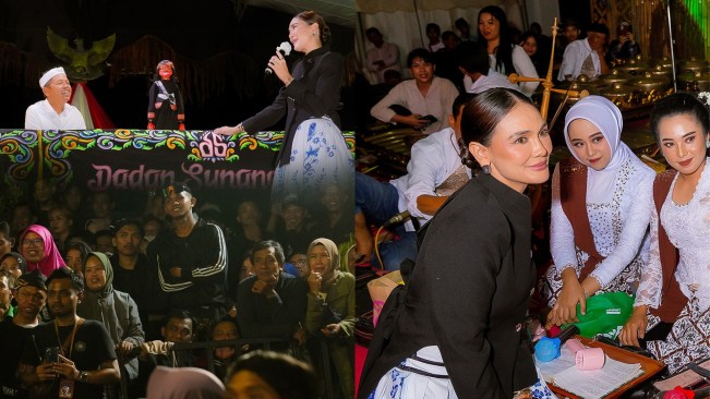Luna Maya Saat HUT Purwakarta (instagram)